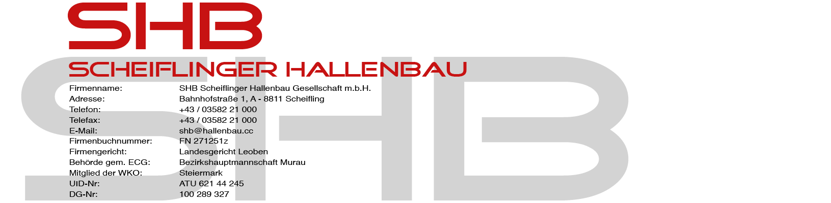 SHB Hallenbau